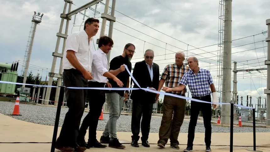 Inauguraron la Estación Transformadora de energía eléctrica en Tandil. Noticia de Región Mar del Plata