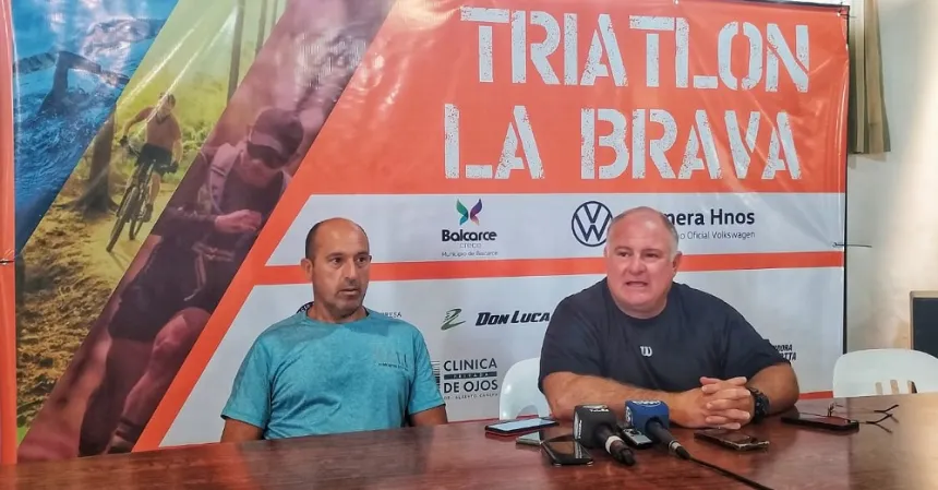 Presentaron el Triatlón La Brava