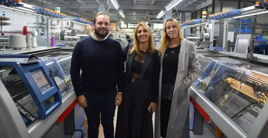 Noticias de Mar del Plata. Sánchez Herrero visitó la fábrica de Raffaelli Giardino