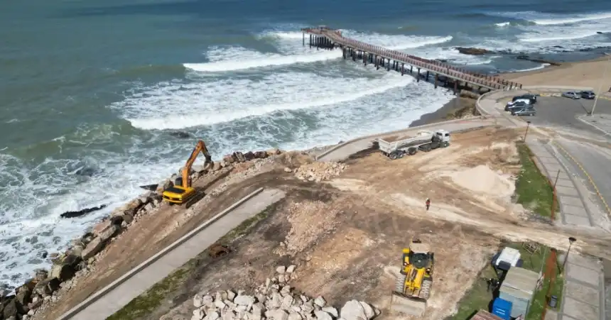 Noticias de Miramar. Comienzan las obras de defensa costera en Miramar