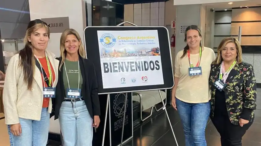 Noticias de Balcarce. Profesionales de Enfermería del Hospital Fossati en Congreso Internacional de Cuidados Críticos