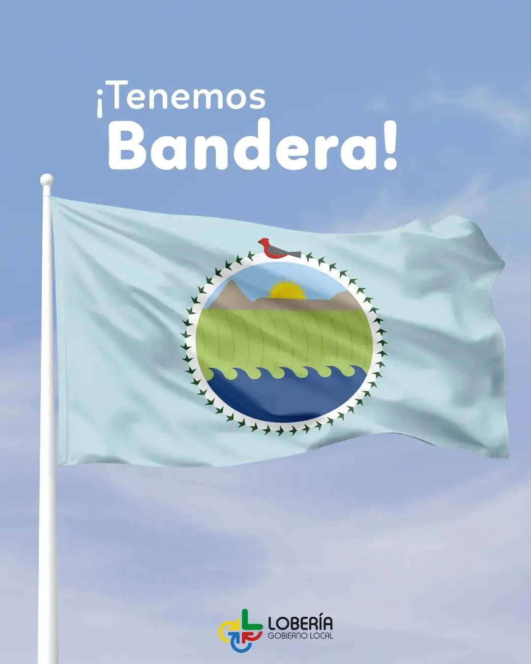 Noticias de Loberia. Se presentará la bandera de Lobería