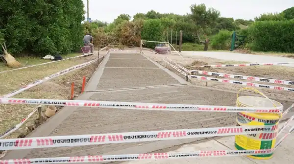 Necochea. Construyen nuevas bajadas inclusivas en Necochea y Quequén