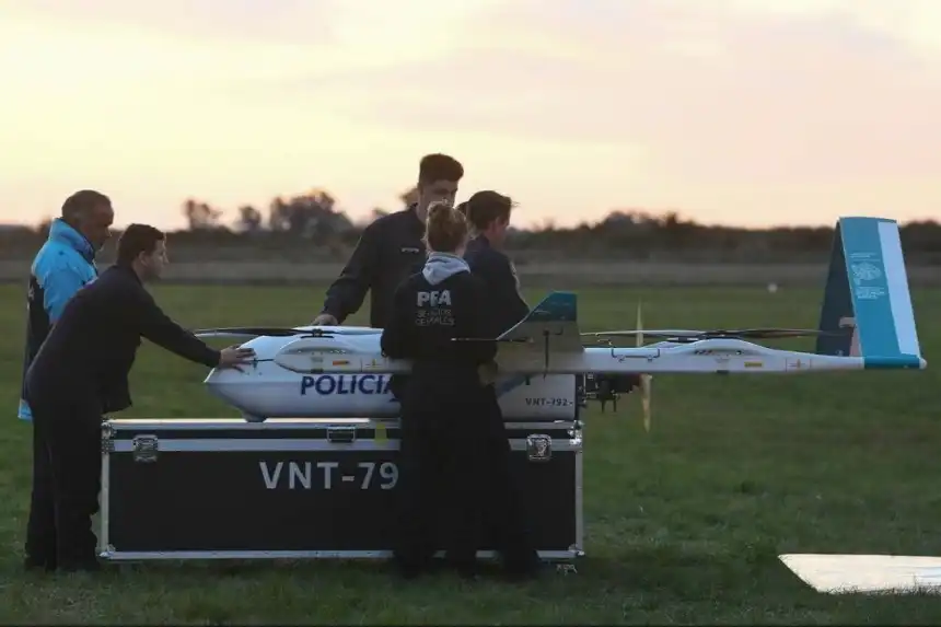 Noticias de Necochea. Drones del Ministerio de Seguridad realizarán un patrullaje aéreo por las zonas rurales