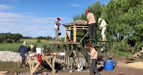 Tandil. El Aula Nave de El Arraigo avanza como modelo de construcción educativa sostenible