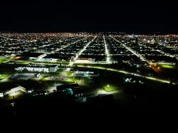 Necochea. Necochea supera el 40% de iluminación pública con tecnología LED