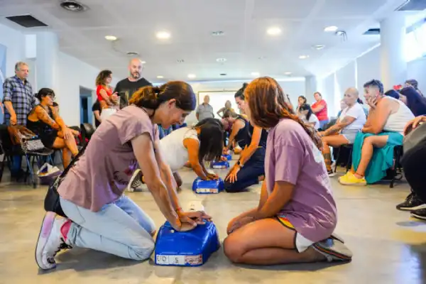 General Pueyrredon. Nueva capacitación gratuita de RCP en Mar del Plata