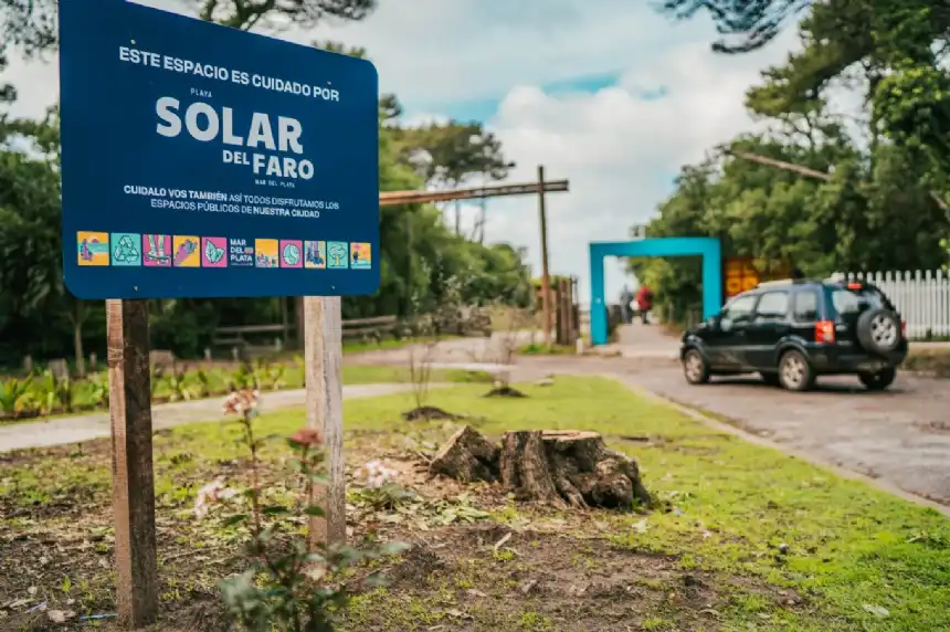 Noticias de Mar del Plata. Nueva intervención paisajística mejora el acceso a la playa del Alfar Noticias de Mar del Plata. Nueva intervención paisajística mejora el acceso a la playa del Alfar