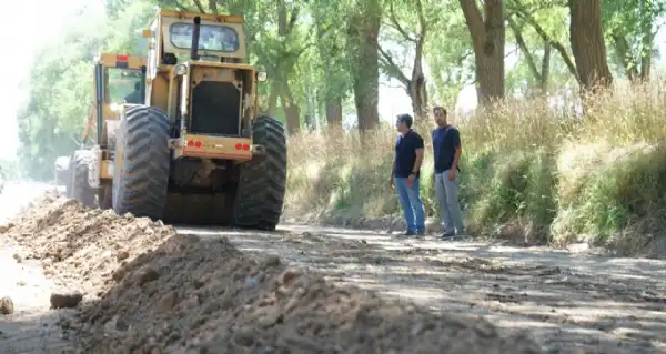Necochea. Nuevas obras de entoscado en Necochea para mejorar la Avenida 58