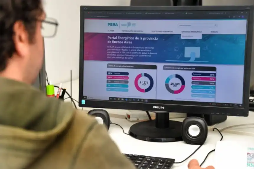 Noticias de Regionales. Nuevo Portal Energético PEBA datos unificados para impulsar la política energética bonaerense