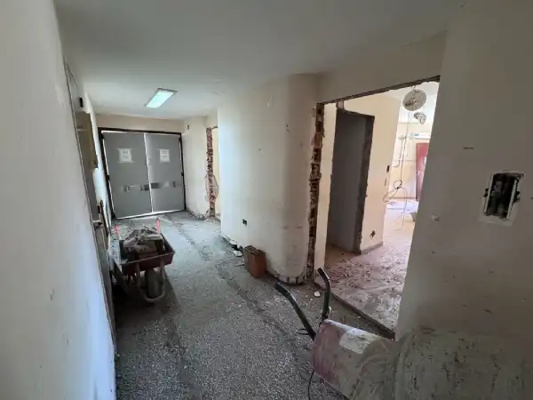 Balcarce. Obras en el sector de oncología del hospital