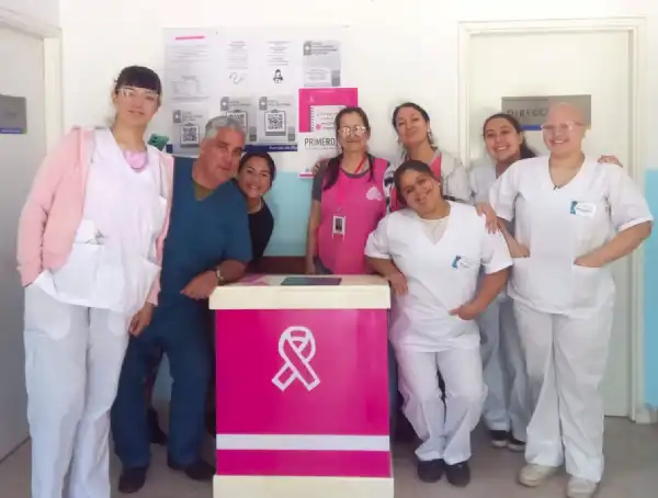 Mar Chiquita. Octubre Rosa: Mar Chiquita concientiza sobre la prevención del cáncer de Mama