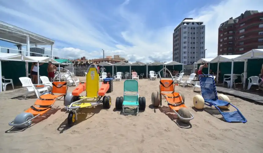 Noticias de Villa Gesell. Playa Integrada Disfrutar del mar sin barreras