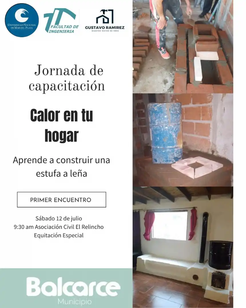 Noticias de Balcarce. Proyecto comunitario con construcción de estufas eficientes Noticias de Balcarce. Proyecto comunitario con construcción de estufas eficientes