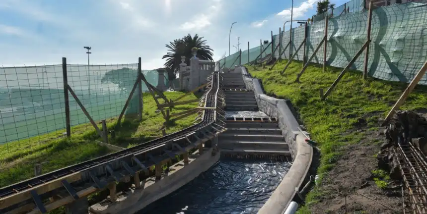 Noticias de Mar del Plata. Restauran la Escalera Imperial joya histórica de Mar del Plata Noticias de Mar del Plata. Restauran la Escalera Imperial joya histórica de Mar del Plata