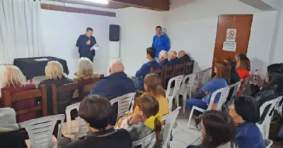 Loberia. El Club Malaver festejó su aniversario con un emotivo acto