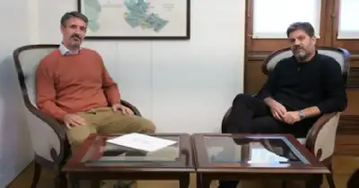 General Alvarado. Ianantuony se reunió con Bianco por obras y educación