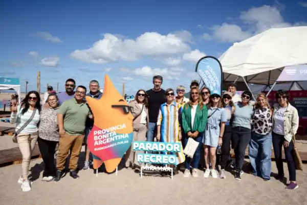 Turismo. Inauguraron los paradores ReCreo gratuitos en Miramar y Villa Gesell
