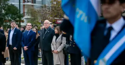 General Pueyrredon. Neme encabezó el acto del 25 de Mayo en Mar del Plata