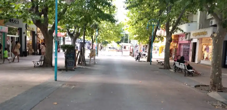 Noticias de Miramar. Reabre la peatonal de Miramar al tránsito vehicular