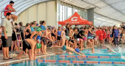 General Pueyrredon. Segunda fecha del Circuito Municipal de Natación en Mar del Plata
