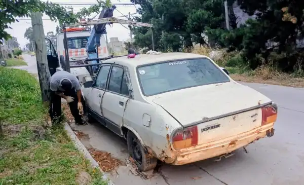 Tandil. Tandil avanza en el retiro de vehículos abandonados de la vía pública