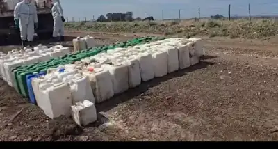 Balcarce retira 226 envases de fitosanitarios abandonados y presenta denuncia penal