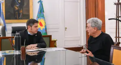 Barrera y Kicillof analizaron el futuro de la Quinta Sección