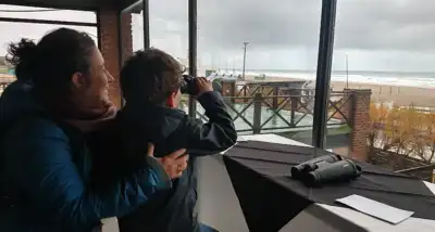 Cierra el ciclo de avistaje de ballenas con la participación de la escuela 28
