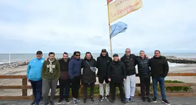 El Intendente firmó un convenio de 5 años con el Club de Pesca La Escollera