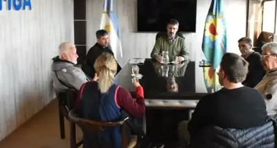 Ianantuony se reúnió con la nueva directiva de la Liga de Fútbol