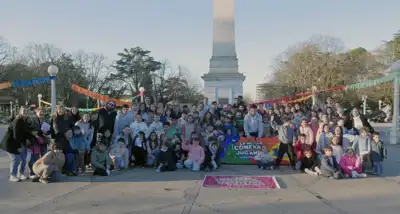 Inauguran el “Mes de las Infancias” con juegos y encuentro familiar en la plaza Libertad