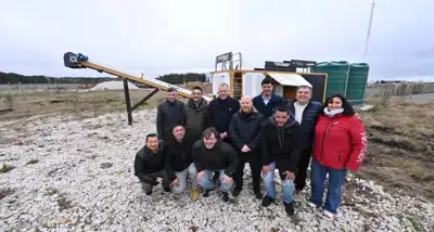 Inauguran la Planta Municipal de Asfalto en Frío en Santa Clara del Mar