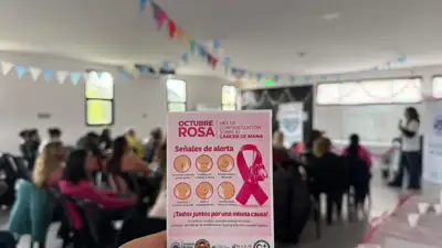 Mar Chiquita - Jornada en Mar de Cobo brinda información para prevenir el cáncer de mama