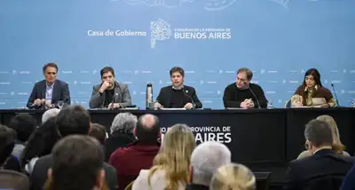 Kicillof presentó un plan de $2,3 billones para enfrentar el Súper Niño