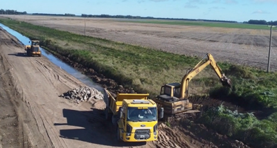 La Municipalidad de Necochea intensifica reparaciones en caminos rurales