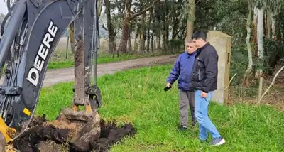 Mar Chiquita inicia obra de desagües en Playa Dorada para evitar anegamientos