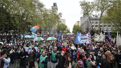Marcha universitaria: multitudinaria protesta en Mar del Plata