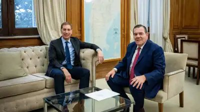 Montenegro se reunió con Santilli y puso el foco en la seguridad