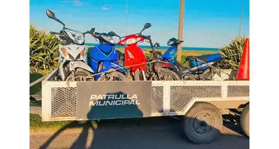 Municipalidad incauta motos por stunt y picadas en el Parque Camet