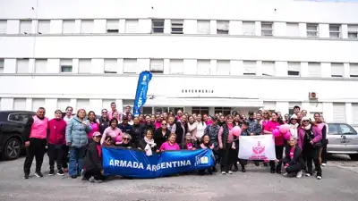 Mar del Plata - Personal de la Base Naval de Mar del Plata realiza jornada de prevención del cáncer de mama