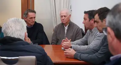 Productores de Necochea dialogan con el ministro Katopodis sobre la crisis hídrica