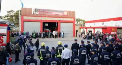 Sirenazo nacional: el reclamo de bomberos al Gobierno nacional